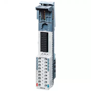 Siemens SIMATIC ET 200SP BaseUnit BU15-P16+A0+2D, Type A0, bornes push-in, código de color claro, 16 bornes de proceso, 2 bornes de diagnóstico, define nuevo grupo de potencial P1 para sensores de 2 hilos, montaje en carril DIN, IP20 6ES71936BP000DU0