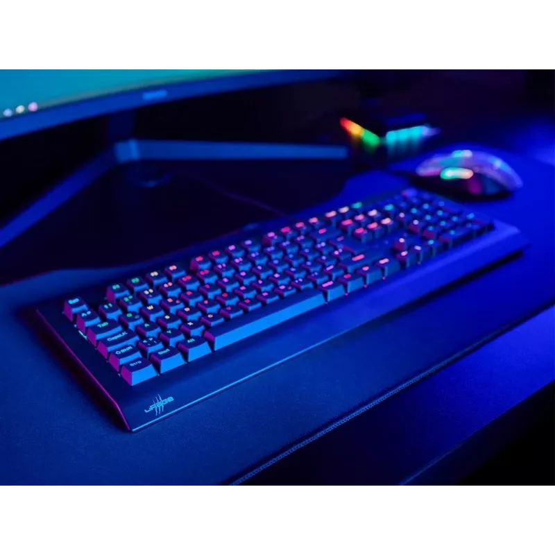 uRage Exodus 600 teclado gaming mecánico, switches rojos, negro, QWERTZ alemán 00217832