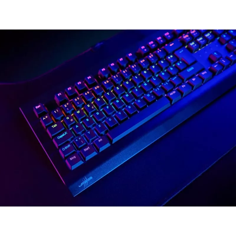 uRage Exodus 600 teclado gaming mecánico, switches rojos, negro, QWERTZ alemán 00217832