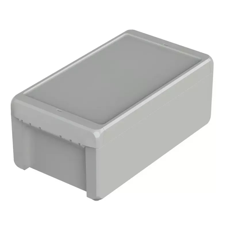BOPLA Euromas II Carcasa de pared, ABS, gris claro RAL 7035, 125 x 231 x 90 mm, IP65 96035235