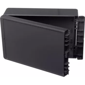 BOPLA Carcasa de instalación de montaje en pared, ABS gris grafito (RAL 7024), 170 x 271 x 90 mm 96036334