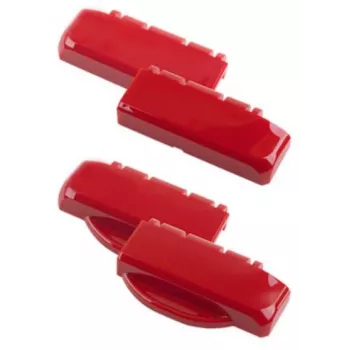 Bopla B SC HB PC-V0-3000 cierre de bisagra policarbonato rojo fuego RAL 3000 100 x 27 x 48,3 mm 96910000