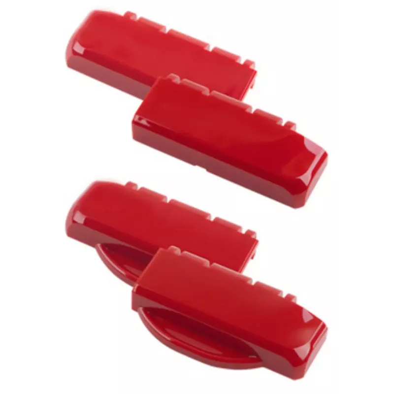 Bopla B SC HB PC-V0-3000 cierre de bisagra policarbonato rojo fuego RAL 3000 100 x 27 x 48,3 mm 96910000