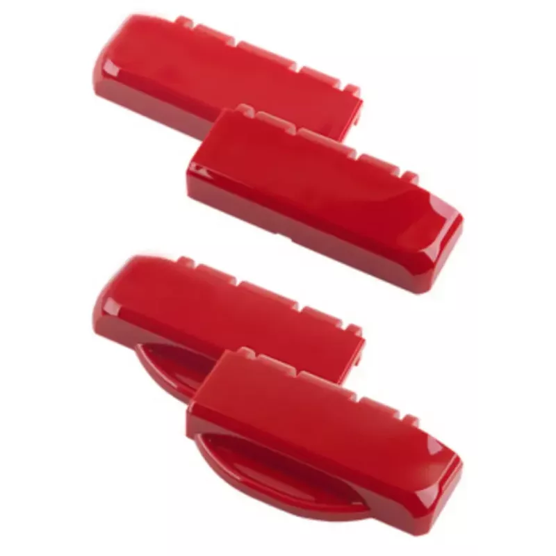 Bopla B SC HB PC-V0-3000 cierre de bisagra policarbonato rojo fuego RAL 3000 100 x 27 x 48,3 mm 96910000