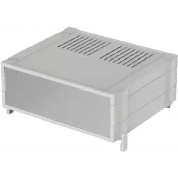 Bopla BO 62618 L BOTEGO Caja de sobremesa con accesorios, 307,35 x 256,9 x 65,2 mm, ABS, gris claro RAL 7035 68626091.MT2