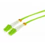 Tecline HD Cable de parcheo de fibra óptica OM5 LC dúplex a LC dúplex multimodo, 50/125 µm, verde lima, 10 m 796LL10