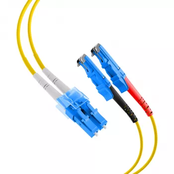 EFB-Elektronik Jumper dúplex LC-E2000 9/125µ OS2 LSZH amarillo 2,0mm 1m O0364.1