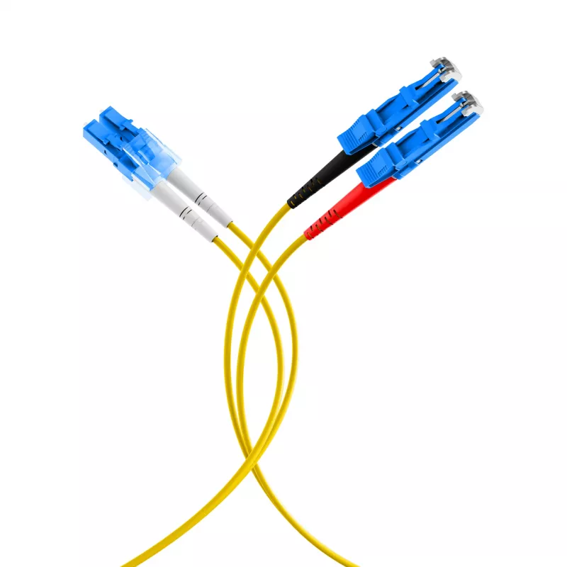 EFB-Elektronik Jumper dúplex LC-E2000 9/125µ OS2 LSZH amarillo 2,0mm 1m O0364.1