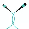 EFB Cable de parcheo MTP hembra a MTP hembra 12 fibras OM3, LSZH aqua, tipo A, 0,5 m MTPF12MTPFOM3-0,5-A