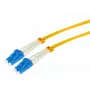 Tecline Cable de parcheo de fibra óptica HD 9/125 µm monomodo OS2 LC dúplex a LC dúplex amarillo 10 m 799LL10