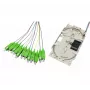 Tecline Casete de empalme de fibra óptica con 12x pigtails OM5, SC/UPC, 2,0 m, pack de 12 20500027