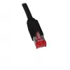EFB Elektronik K0700SW.0,5 Cable de parcheo Cat.7 S/FTP LSZH, 0,5 m, negro