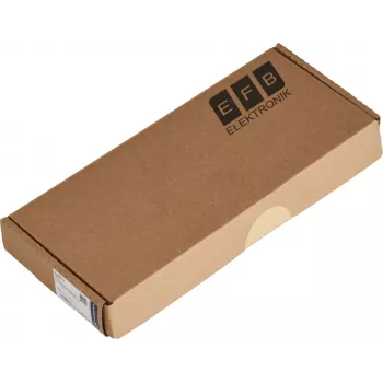 EFB E-20094-24 RJ45 Keystone Slimline/Shortbody Cat.6A certificado por componentes plateado, 24 uds.