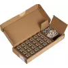 EFB E-20094-24 RJ45 Keystone Slimline/Shortbody Cat.6A certificado por componentes plateado, 24 uds.