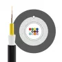 INFRALAN U-DQ(ZN)BH OM3 12G (1x12) Eca 2000N LSZH Cable de fibra óptica negro 5,8mm 54512.1D-E2