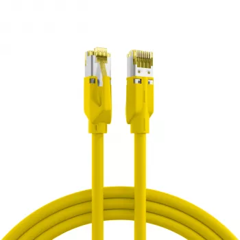 EFB Elektronik Cable de parcheo RJ45 Cat.6A S/FTP LSZH amarillo 0,15m (K8560GE.0,15)