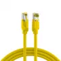 EFB Elektronik Cable de parcheo RJ45 Cat.6A S/FTP LSZH amarillo 0,15m (K8560GE.0,15)