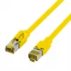 EFB Elektronik Cable de parcheo RJ45 Cat.6A S/FTP LSZH amarillo 0,15m (K8560GE.0,15)