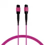 EFB Cable de parcheo matriz MTP-F/MTP-F 36 fibras OM4, LSZH violeta Erika, Type-A, 25m MTPF36MTPFOM4-25-A