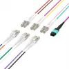 EFB MTP a LC 12 fibras OM3 LSZH cable de conexión fan-out Aqua, 7,5 m MTPF12LCOM3-7,5