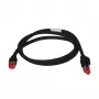 EFB Elektronik Cable de conexión Cat.7 S/FTP LSZH, RJ45, negro, 0,15 m K0700SW.0,15