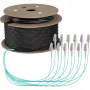 EFB Elektronik Cable troncal U-DQ ZN BH OM3 12G 1x12 LC-LC 100m Dca LSZH - 100 m O8342S100OM3