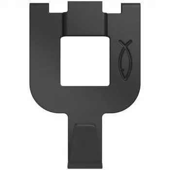 fischer Fast & Fix Gancho de pared K NV negro (1 set) – autoadhesivo, sin taladrar, reutilizable