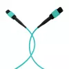 EFB Elektronik Cable de conexión MPO-PLUS hembra a MPO-PLUS hembra OM3 12 fibras Tipo B LSZH Aqua, 10 m MPOF12MPOFOM3-10