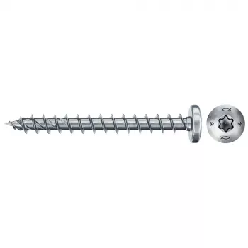 Fischer Power-Fast II CZF 670636 tornillos para aglomerado 4,5 x 40 mm Pozidriv PZ2 acero galvanizado, 200 uds.