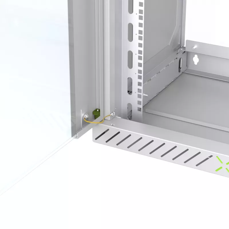 EFB Elektronik puerta de cristal para armario de pared X-Rack 12U gris RAL 7035 (WGX-TUR12GR.G)