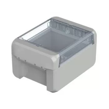 BOPLA EUROMAS II carcasa de pared, policarbonato, gris claro (RAL 7035), 113 x 80 x 60 mm, IP65, IK07, UL 94 V-0 96022125