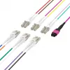 MPO-PLUS (F) a LC cable troncal OM4 12 fibras Type-B LSZH violeta erika 10m MPOF12LCOM4-10