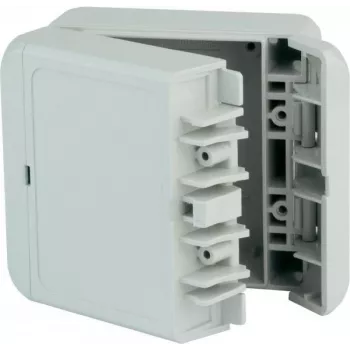 BOPLA EUROMAS II carcasa de pared, policarbonato, gris claro (RAL 7035), 151 x 80 x 60 mm, IP65, IK07