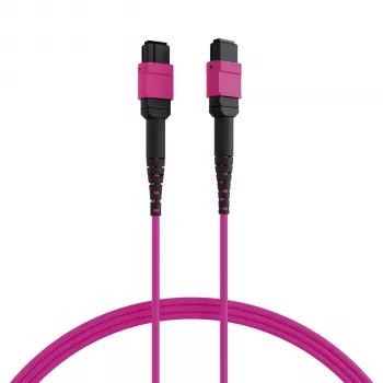 EFB Elektronik cable de parcheo MPO-PLUS(F)-MPO-PLUS(F) OM4 8 fibras tipo B LSZH Erika violeta 1 m MPOF8MPOFOM4-1