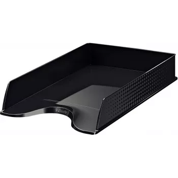 LEITZ Esselte Fusion A4 bandeja de documentos, negra, apilable, pack de 10 (623692)