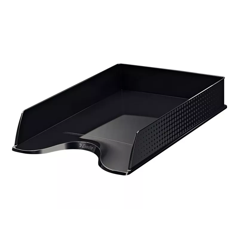 LEITZ Esselte Fusion A4 bandeja de documentos, negra, apilable, pack de 10 (623692)