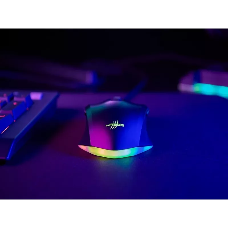 uRage Reaper 800 Ratón gaming 8K, negro 00217845