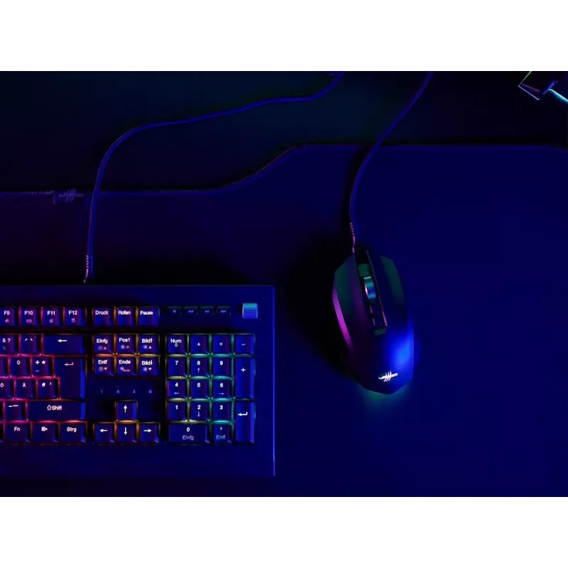 uRage Reaper 800 Ratón gaming 8K, negro 00217845