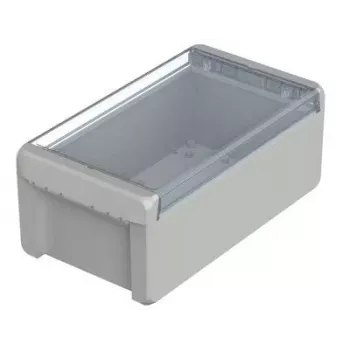 BOPLA EUROMAS II Carcasa de pared, policarbonato, gris claro (RAL 7035), 231 x 125 x 90 mm, IP65, IK07 96025235