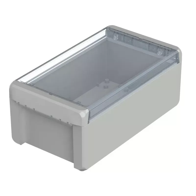BOPLA EUROMAS II Carcasa de pared, policarbonato, gris claro (RAL 7035), 231 x 125 x 90 mm, IP65, IK07 96025235