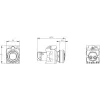 Siemens SIRIUS ACT 3SU1200-6KB10-1AA0 Avisador acústico, 22 mm redondo, plástico, negro, 24 V AC/DC, IP66/IP67/IP69K