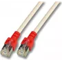 EFB K5450.2 Cable de red RJ45 crossover SF/UTP Cat.5e CCA 2m gris con boquilla roja