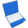 BOI Dokutech Carpeta colgante para historial de pacientes, anillo 4 Economy Click-Line, azul, A4, 30 mm de lomo 9109-00001-B