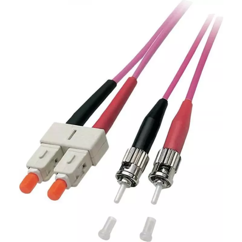 EFB Electrónica Cable dúplex SC-ST 50/125µm OM4 LSZH Erika violeta 3,0mm 20m O0347.20