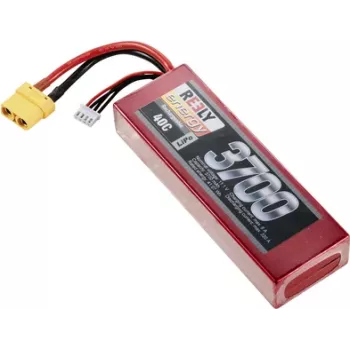 Reely Batería LiPo 11,1V 3700mAh 3S 40C Hardcase XT90 (RE-7851483)
