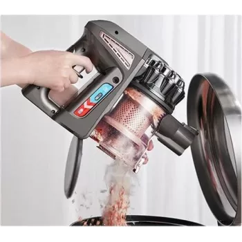 Midea P8 Plus aspirador de escoba inalámbrico con estación de autovaciado, 25 kPa de succión, 60 min de autonomía, filtración HEPA, pantalla LED