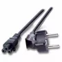 EFB Elektronik Cable de alimentación EK550.1,8 1,8 m negro CEE 7/7 a IEC C5