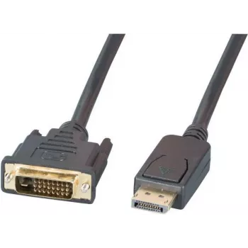 EFB Elektronik Cable DisplayPort a DVI-D, 2 m, negro, moldeado, tornillos moleteados K5564SW.2