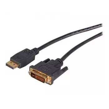 EFB Elektronik Cable DisplayPort a DVI-D, 2 m, negro, moldeado, tornillos moleteados K5564SW.2
