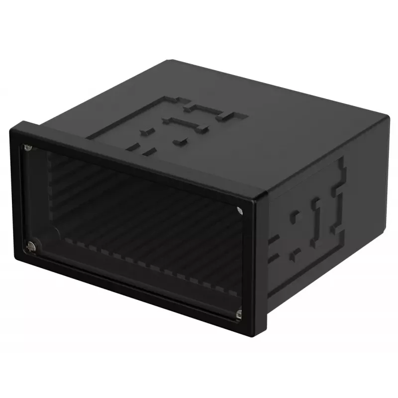 Bopla NGS 9408 UNINORM Carcasa de empotrar, 96 x 48 x 85 mm, negra RAL 9005 17940801.MT1